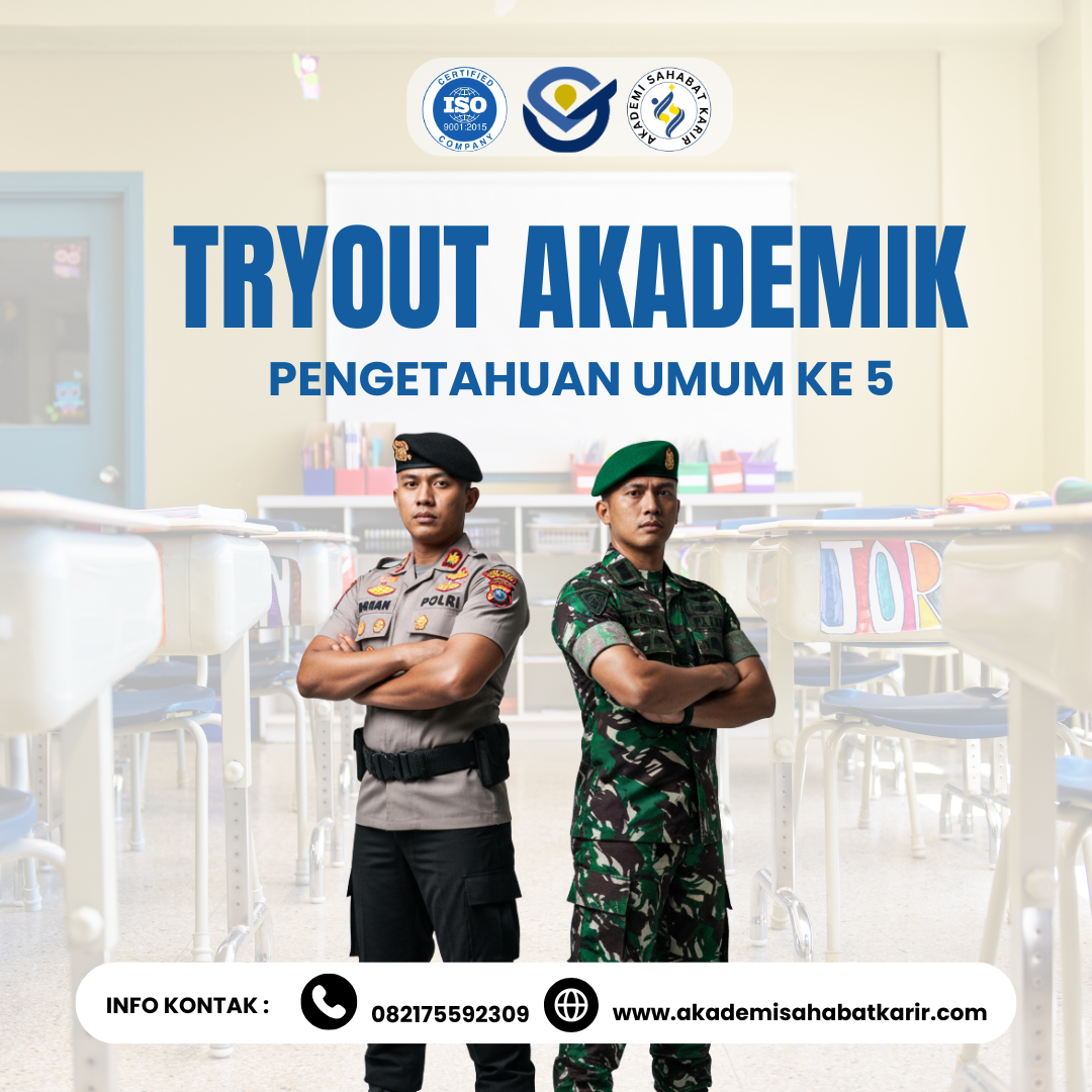 TRY OUT AKADEMIK PENGETAHUAN UMUM 5